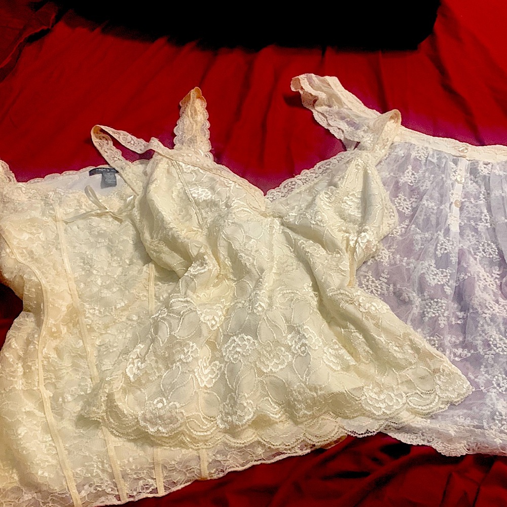 Vintage lace tank BUNDLE